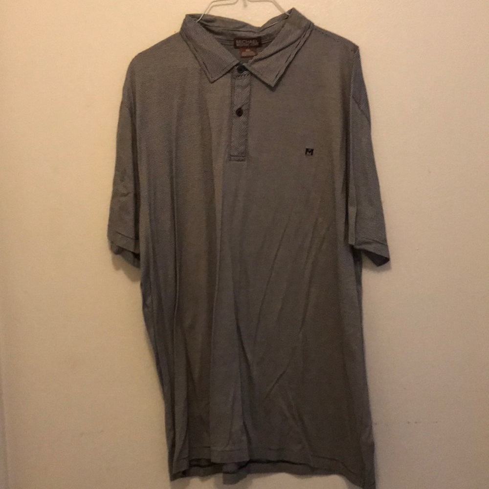 Striped polo shirt